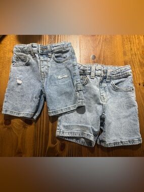 Cat & Jack Light Blue Denim Shorts - Set of 2